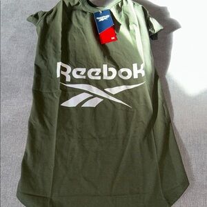 Reebok Olive Green Lightweight Athletic Pet Dog T-Shirt - XXL